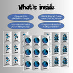 Lucario Pokémon TCG Binder Placeholders | Adjustable | Collection Tracker (Digital Download)