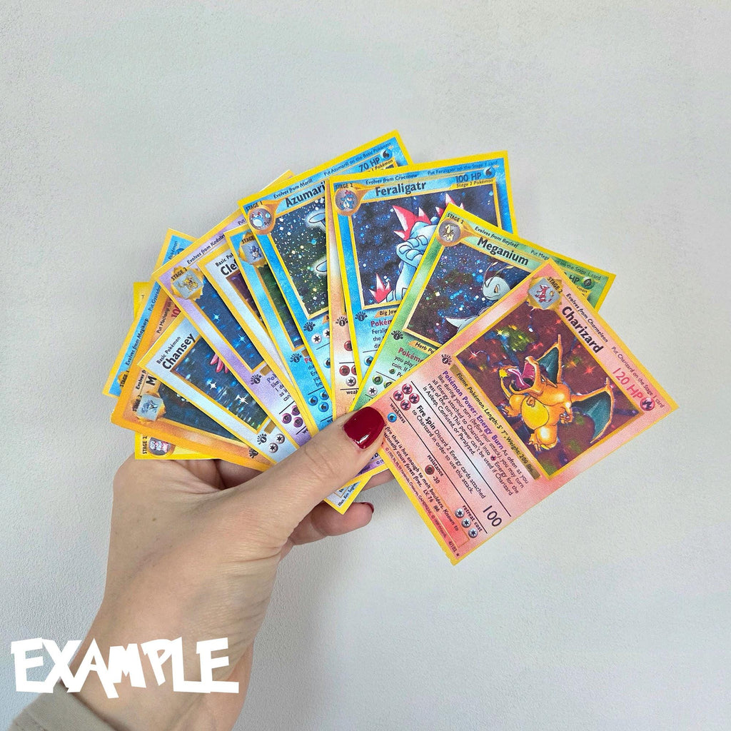 Beedrill cards example showing Pokémon cards used to demonstrate how the master set fits into a collector's binder