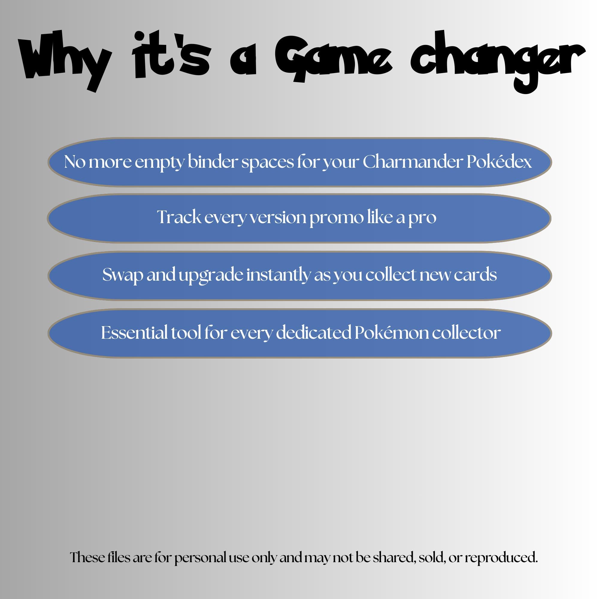 Charmander set checklist highlighting the benefits of tracking and upgrading your Pokémon card collection.