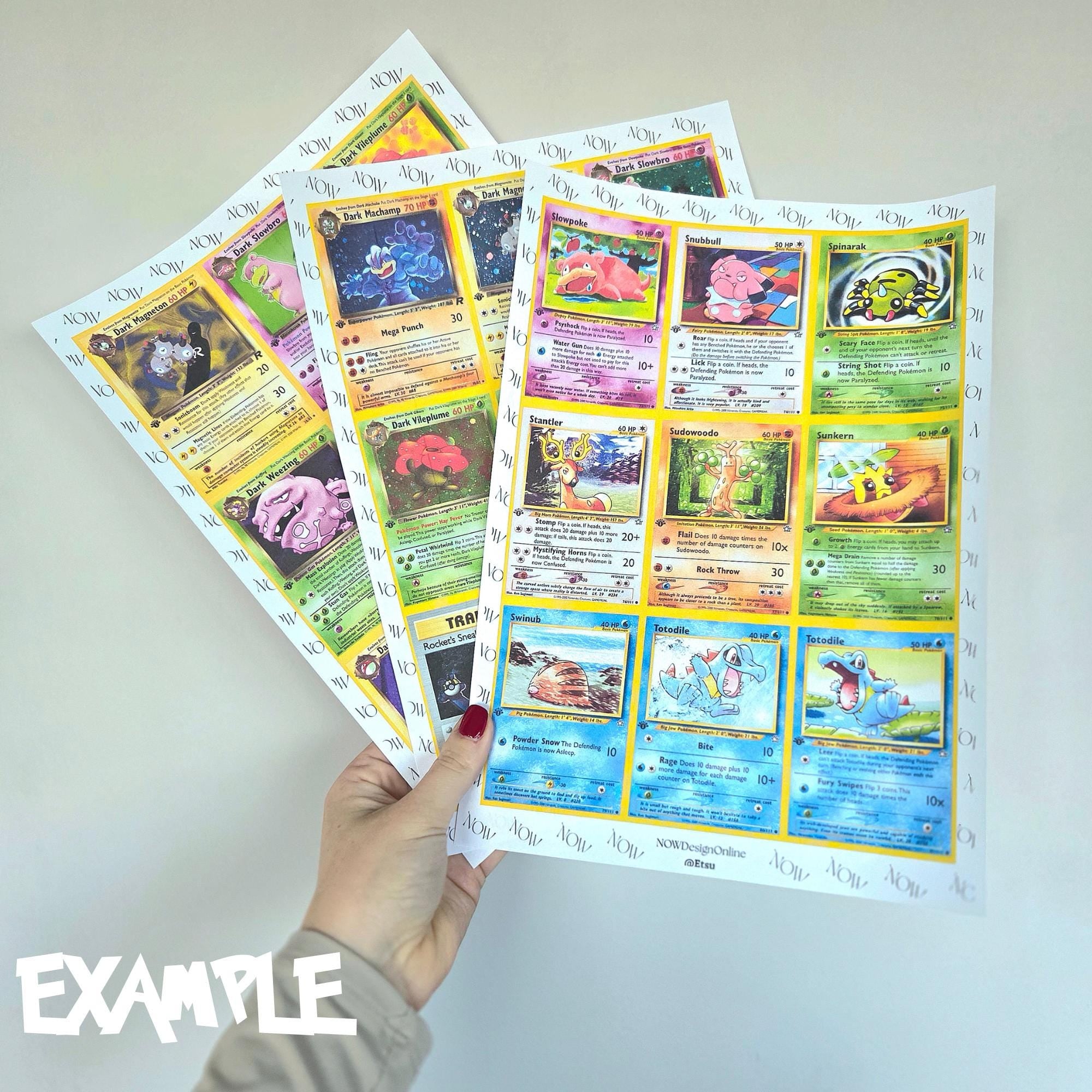 Request Your Custom Complete Pokémon Trainer Master Set Placeholders – NOWPOKE