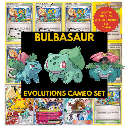 Bulbasaur Evolutions Cameo Card Placeholders