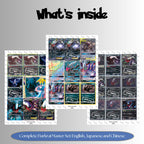 Darkrai Binder Cards set overview showing the included Pokémon cards to print and cut for your binder sleeves.
