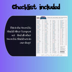 Example of the checklist that’s included to see which cards are all in the Silver Tempest set from the Sword & Shield Series