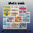 Eeveelutions Binder Cards set overview showing the included Pokémon cards to print and cut for your binder sleeves.