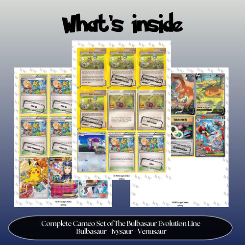 Bulbasaur Evolutions Cameo Card Placeholders