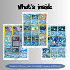 Articuno binder pages set overview showing the included Pokémon cards to print and cut for your binder sleeves.