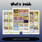 Psyduck Cameo binder pages set overview showing the included Pokémon cards to print and cut for your binder.