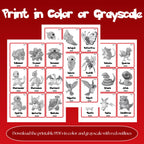 Printable national pokedex placeholders available in color and grayscale photo with red outline designed for Pokémon binder organization and easy home printing.