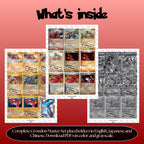 Groudon binder pages set overview showing the included Pokémon cards to print and cut for your binder sleeves.