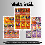 Typhlosion Master Set Placeholder binder sheets showing what´s inside.
