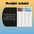 Example of the checklist that’s included to see which cards are all in the Cosmic Eclipse set from the Sun & Moon Series.