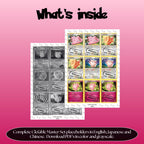 Clefable binder pages set overview showing the included Pokémon cards to print and cut for your binder sleeves.