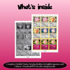Clefable binder pages set overview showing the included Pokémon cards to print and cut for your binder sleeves.