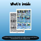 Walrein binder pages set overview showing the included Pokémon cards to print and cut for your binder sleeves.