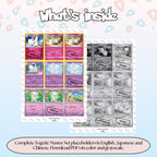 Togetic binder pages set overview showing the included Pokémon cards to print and cut for your binder sleeves.