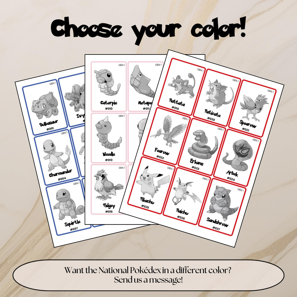 Showing that all colors are available on request.