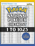 National Pokédex checklist printable for your Pokémon binder from #001 to #1025 designed to keep a Pokémon TCG binder complete and organized.