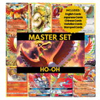 Ho-Oh binder pages set showing grayscale and color Pokémon cards, designed as a digital download to complete a collector’s binder.