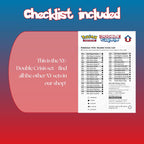 Example of the checklist that’s included to see which cards are all in the Double Crisis set from the XY Series.