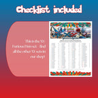 Example of the checklist that’s included to see which cards are all in the Furious Fists set from the XY Series.