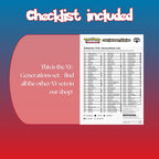 Example of the checklist that’s included to see which cards are all in the Generations set from the XY Series.