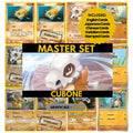 Cubone binder pages set showing grayscale and color Pokémon cards, designed as a digital download to complete a collector’s binder.