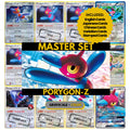 Porygon-Z binder pages set showing grayscale and color Pokémon cards, designed as a digital download to complete a collector’s binder.