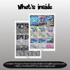 Metagross binder pages set overview showing the included Pokémon cards to print and cut for your binder sleeves.