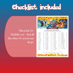 Example of the checklist that’s included to see which cards are all in the Flashfire set from the XY Series.