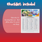 Example of the checklist that’s included to see which cards are all in the Roaring Skies set from the XY Series.