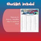Example of the checklist that’s included to see which cards are all in the XY Base set from the XY Series.