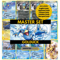 Golduck binder pages set showing Pokémon cards, designed as a digital download to complete a collector’s binder.