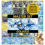 Golduck binder pages set showing Pokémon cards, designed as a digital download to complete a collector’s binder.