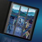 Ceruledge extended binder artwork displayed in a 9 pocket Pokémon binder.