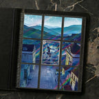 Preview window showing the Ceruledge extended binder artwork displayed across a 3×3 layout, styled as a printable Pokémon binder page.