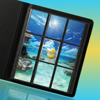Psyduck extended binder artwork displayed in a 9 pocket Pokémon binder.