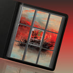 Scizor extended binder artwork displayed in a 9 pocket Pokémon binder.