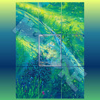 Froakie card displayed in extended binder artwork, styled as premium extended binder art for Pokémon collectors. Shows what you will receive as a PDF to download and print.