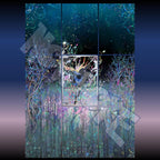 Xerneas card displayed in extended binder artwork, styled as premium extended binder art for Pokémon collectors. Shows what you will receive as a PDF to download and print.