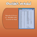 Example of the checklist that’s included to see which cards are all in the Deoxys set from the EX Series.