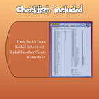 Example of the checklist that’s included to see which cards are all in the Team Rocket Returns set from the EX Series.