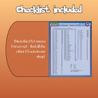 Example of the checklist that’s included to see which cards are all in the Unseen Forces set from the EX Series.