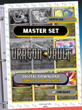 Black & White: Dragon Vault master set binder page showing grayscale and color Pokémon cards, designed as a digital download with checklist to complete a collector’s binder.