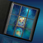 Lunatone extended binder artwork displayed in a 9 pocket Pokémon binder.