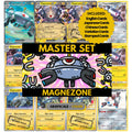 Magnezone binder pages set showing grayscale and color Pokémon cards, designed as a digital download to complete a collector’s binder.