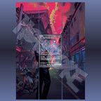 Mewtwo card displayed in extended binder artwork, styled as premium extended binder art for Pokémon collectors. Shows what you will receive as a PDF to download and print.