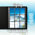 Extended binder art cover featuring Piplup Card in a 3×3 binder layout, with framed artwork accents and digital download labels.