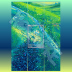 Froakie card displayed in extended binder artwork, styled as premium extended binder art for Pokémon collectors. Shows what you will receive as a PDF to download and print.