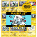 Magnemite binder pages set showing grayscale and color Pokémon cards, designed as a digital download to complete a collector’s binder.