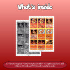 Magmar binder pages set overview showing the included Pokémon cards to print and cut for your binder sleeves.